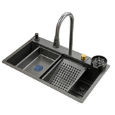 Crown CR-7545H Handmade Kitchen Sink – Premium Stainless Steel Single Bowl with Modern Design